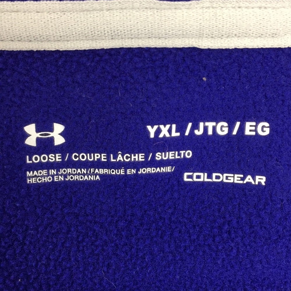 Under Armour Girls Zipper Sweatshirt Size XL EXCELLENT - Picture 4 of 4